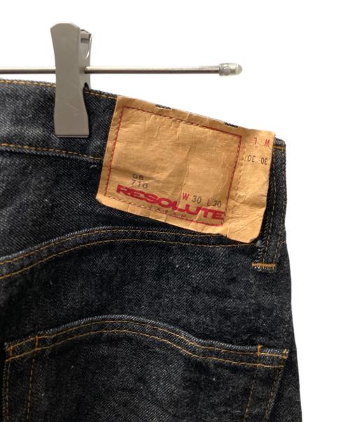 RESOLUTE（リゾルト）RESOLUTE (リゾルト) ゴーストブラック デニム 66モデル/デニムパンツ インディゴ サイズ:Mの古着・服飾アイテム