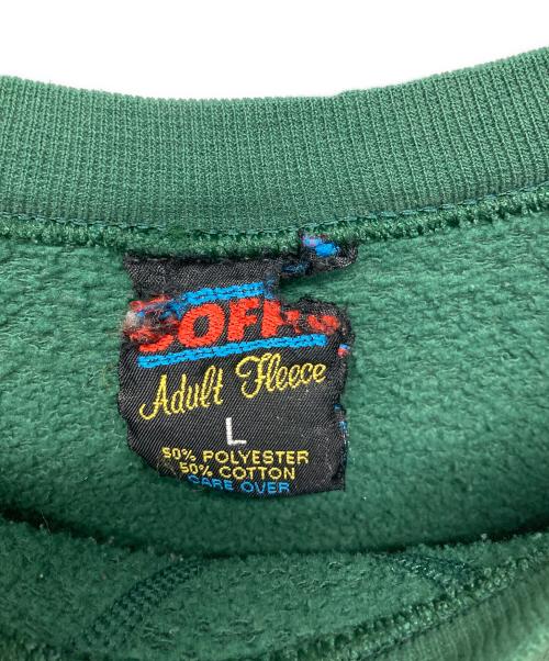 SOFFE（ソフィー）SOFFE (ソフィー) 90’sスーベニアプリントスウェット グリーン サイズ:Lの古着・服飾アイテム