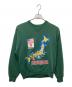 SOFFE（ソフィー）の古着「90’sスーベニアプリントスウェット」｜グリーン