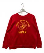 ArteXアルテックス）の古着「80’sラグランスウェット」｜レッド