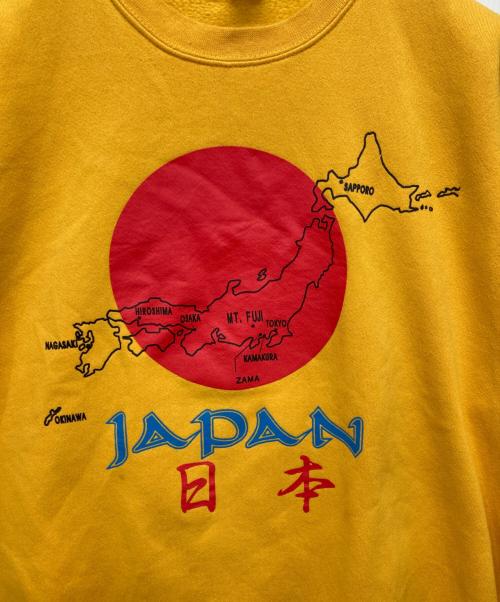 SOFFE（ソフィー）SOFFE (ソフィー) 80’sスーベニアプリントスウェット イエロー サイズ:XLの古着・服飾アイテム