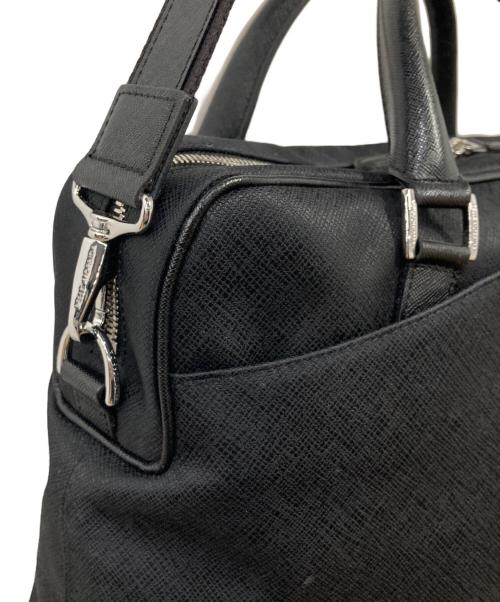 PELLE MORBIDA（ペッレモルビダ）PELLE MORBIDA (ペッレモルビダ) CAPITANOブリーフケース ブラックの古着・服飾アイテム