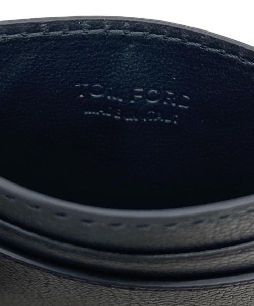 TOM FORD（トムフォード）TOM FORD (トムフォード) LOGO CARDS HOLDER ブラックの古着・服飾アイテム