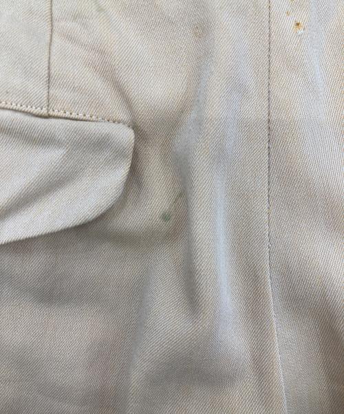 COMME des GARCONS HOMME（コムデギャルソン オム）COMME des GARCONS HOMME (コムデギャルソン オム) ウールギャバジンスラックス ベージュ サイズ:Mの古着・服飾アイテム