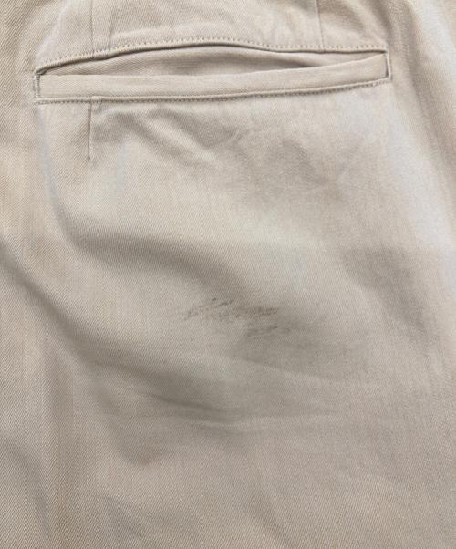 COMME des GARCONS HOMME（コムデギャルソン オム）COMME des GARCONS HOMME (コムデギャルソン オム) ウールギャバジンスラックス ベージュ サイズ:Mの古着・服飾アイテム