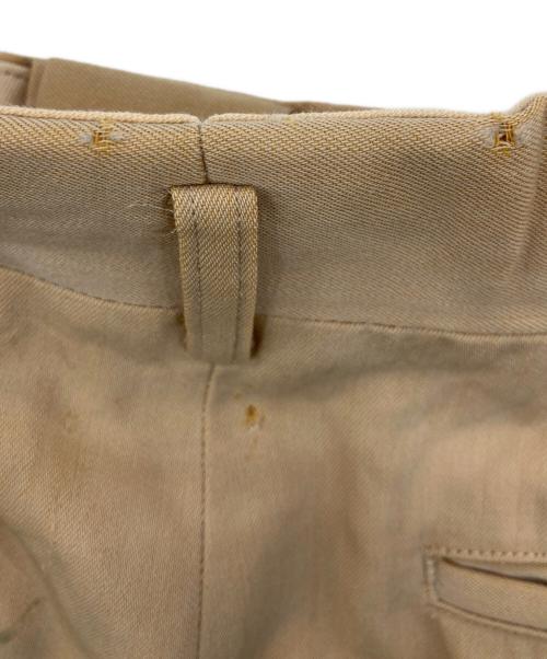 COMME des GARCONS HOMME（コムデギャルソン オム）COMME des GARCONS HOMME (コムデギャルソン オム) ウールギャバジンスラックス ベージュ サイズ:Mの古着・服飾アイテム