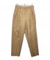COMME des GARCONS HOMME（コムデギャルソン オム）の古着「ウールギャバジンスラックス」｜ベージュ