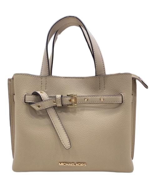 MICHAEL KORS（マイケル・コース）MICHAEL KORS (マイケル・コース) Emilia/2WAYバッグ ベージュの古着・服飾アイテム