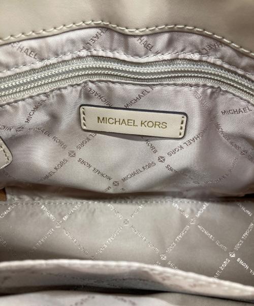 MICHAEL KORS（マイケル・コース）MICHAEL KORS (マイケル・コース) Emilia/2WAYバッグ ベージュの古着・服飾アイテム