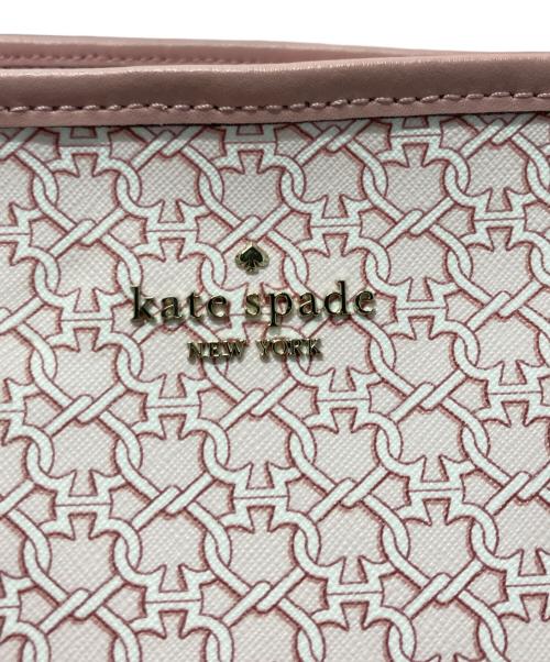 Kate Spade（ケイトスペード）Kate Spade (ケイトスペード) スペードリンクモノグラムトートバッグ ピンクの古着・服飾アイテム