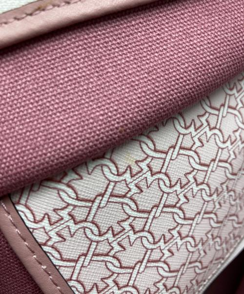 Kate Spade（ケイトスペード）Kate Spade (ケイトスペード) スペードリンクモノグラムトートバッグ ピンクの古着・服飾アイテム