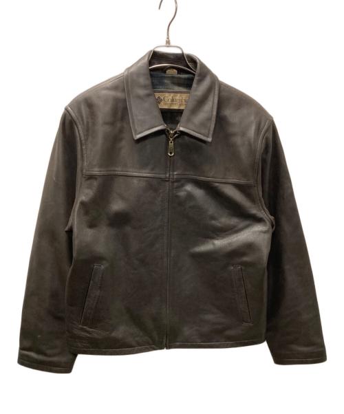 Columbia（コロンビア）Columbia (コロンビア) 90’sレザージャケット ブラウン サイズ:Mの古着・服飾アイテム