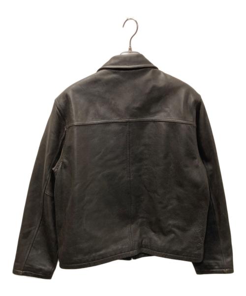 Columbia（コロンビア）Columbia (コロンビア) 90’sレザージャケット ブラウン サイズ:Mの古着・服飾アイテム