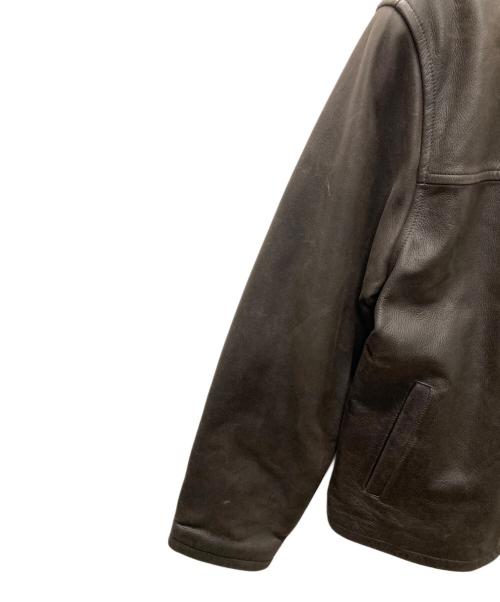 Columbia（コロンビア）Columbia (コロンビア) 90’sレザージャケット ブラウン サイズ:Mの古着・服飾アイテム