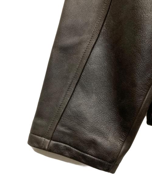 Columbia（コロンビア）Columbia (コロンビア) 90’sレザージャケット ブラウン サイズ:Mの古着・服飾アイテム