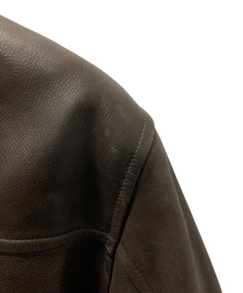 Columbia（コロンビア）Columbia (コロンビア) 90’sレザージャケット ブラウン サイズ:Mの古着・服飾アイテム