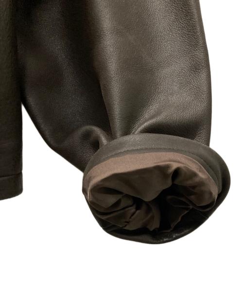 Columbia（コロンビア）Columbia (コロンビア) 90’sレザージャケット ブラウン サイズ:Mの古着・服飾アイテム