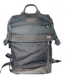 TUMI（トゥミ）の古着「ALPHA BRAV/レザー切替リュック」｜ブラック