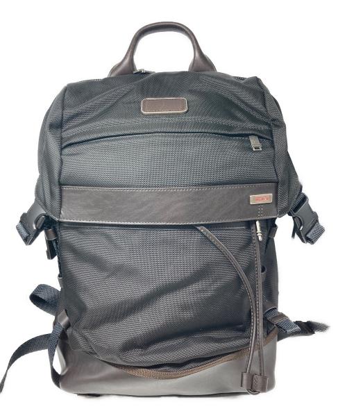 TUMI（トゥミ）TUMI (トゥミ) ALPHA BRAV/レザー切替リュック ブラックの古着・服飾アイテム