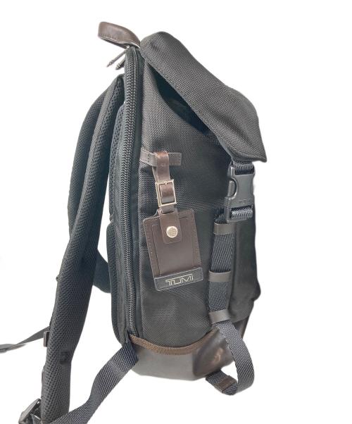 TUMI（トゥミ）TUMI (トゥミ) ALPHA BRAV/レザー切替リュック ブラックの古着・服飾アイテム
