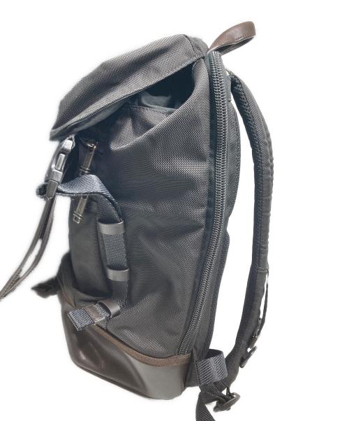 TUMI（トゥミ）TUMI (トゥミ) ALPHA BRAV/レザー切替リュック ブラックの古着・服飾アイテム