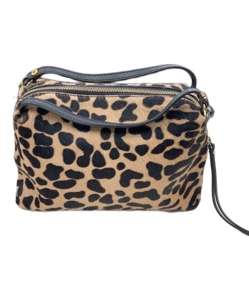 GIANNI CHIARINI（ジャンニ キアリーニ）GIANNI CHIARINI (ジャンニ キアリーニ) レオパードハラコショルダーバッグ ブラウンの古着・服飾アイテム