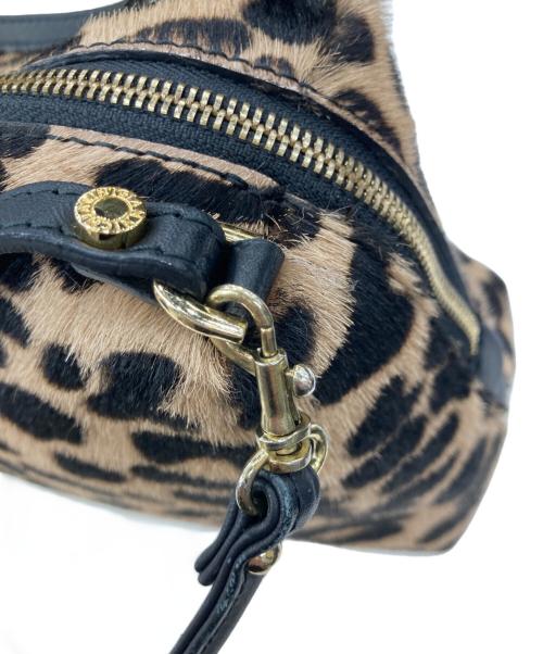 GIANNI CHIARINI（ジャンニ キアリーニ）GIANNI CHIARINI (ジャンニ キアリーニ) レオパードハラコショルダーバッグ ブラウンの古着・服飾アイテム