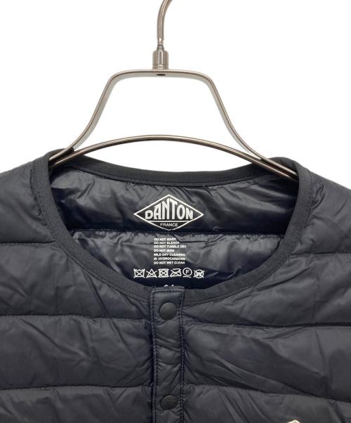 DANTON（ダントン）DANTON (ダントン) Crew Neck Inner Down Jacket ブラック サイズ:SIZE 34の古着・服飾アイテム