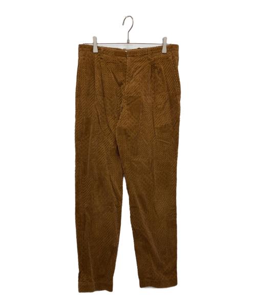 mina perhonen（ミナ ペルホネン）mina perhonen (ミナ ペルホネン) land puzzle コーデュロイパンツ ブラウン サイズ:Sの古着・服飾アイテム