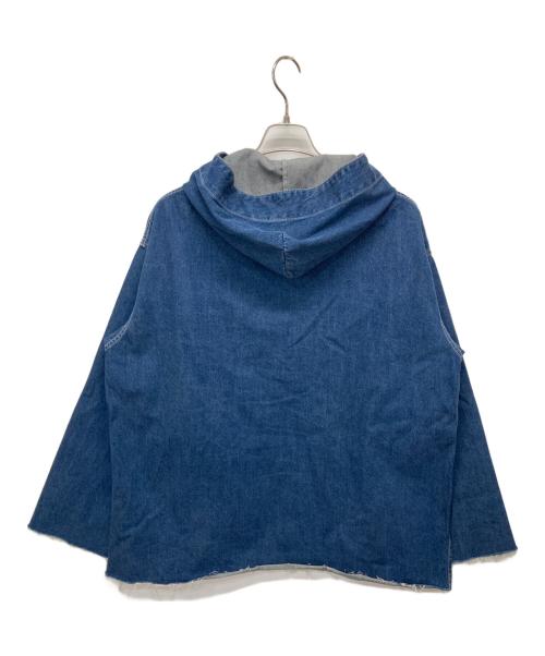 Whim Gazette（ウィムガゼット）Whim Gazette (ウィムガゼット) デニムフ―ディー インディゴ サイズ:Fの古着・服飾アイテム