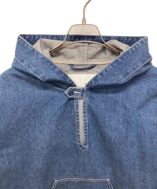 Whim Gazette（ウィムガゼット）Whim Gazette (ウィムガゼット) デニムフ―ディー インディゴ サイズ:Fの古着・服飾アイテム