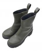 CAMPERカンペール）の古着「MILAH サイドジップブーツ」｜オリーブ