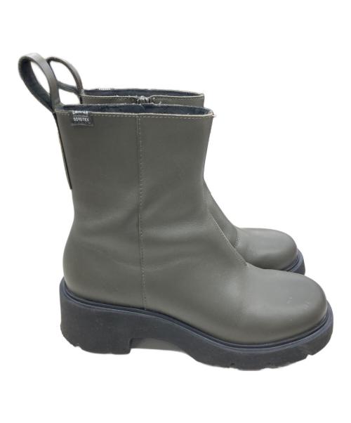 CAMPER（カンペール）CAMPER (カンペール) MILAH サイドジップブーツ オリーブ サイズ:38の古着・服飾アイテム