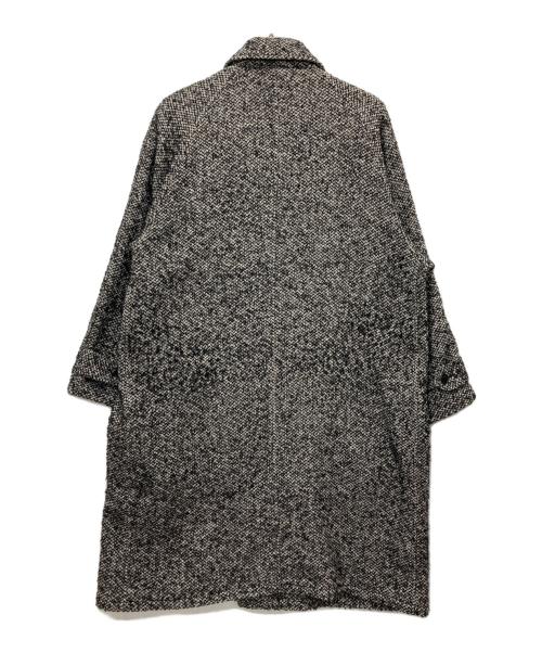 HARROW TOWN STORES（ハロータウンストアーズ）HARROW TOWN STORES (ハロータウンストアーズ) ツイードロングコート ブラック サイズ:44の古着・服飾アイテム