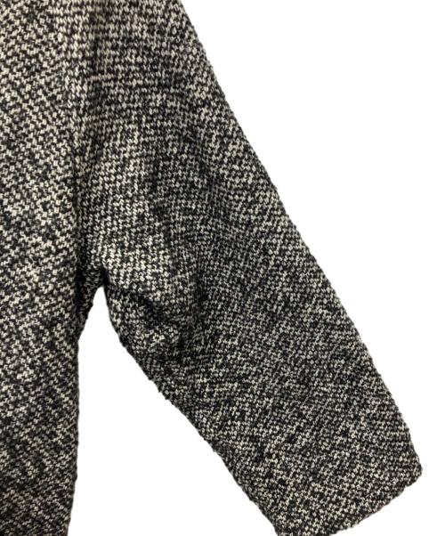 HARROW TOWN STORES（ハロータウンストアーズ）HARROW TOWN STORES (ハロータウンストアーズ) ツイードロングコート ブラック サイズ:44の古着・服飾アイテム