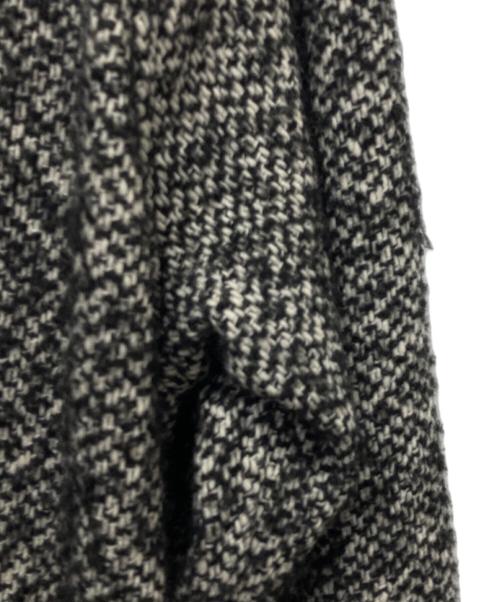 HARROW TOWN STORES（ハロータウンストアーズ）HARROW TOWN STORES (ハロータウンストアーズ) ツイードロングコート ブラック サイズ:44の古着・服飾アイテム