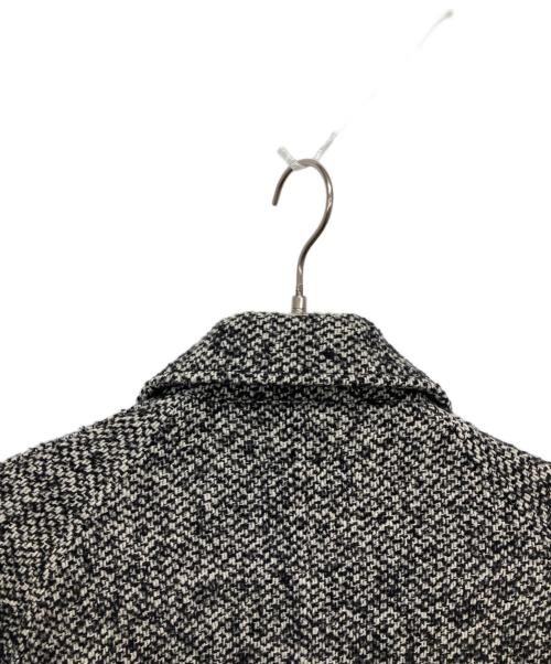 HARROW TOWN STORES（ハロータウンストアーズ）HARROW TOWN STORES (ハロータウンストアーズ) ツイードロングコート ブラック サイズ:44の古着・服飾アイテム