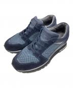 Santoniサントーニ）の古着「スウェードスニーカー」｜ネイビー