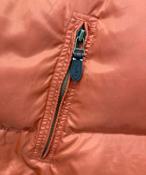 POLO RALPH LAUREN（ポロ・ラルフローレン）POLO RALPH LAUREN (ポロ・ラルフローレン) リバーシブルダウンベスト オリーブ×オレンジ サイズ:3XLTの古着・服飾アイテム