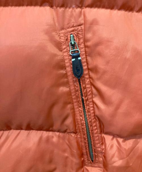 POLO RALPH LAUREN（ポロ・ラルフローレン）POLO RALPH LAUREN (ポロ・ラルフローレン) リバーシブルダウンベスト オリーブ×オレンジ サイズ:3XLTの古着・服飾アイテム