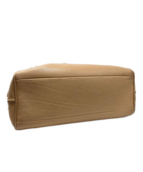 LONGCHAMP（ロンシャン）LONGCHAMP (ロンシャン) ペネロペ レザートートバッグ タンカラーの古着・服飾アイテム