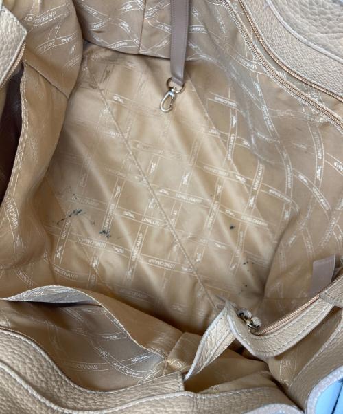 LONGCHAMP（ロンシャン）LONGCHAMP (ロンシャン) ペネロペ レザートートバッグ タンカラーの古着・服飾アイテム