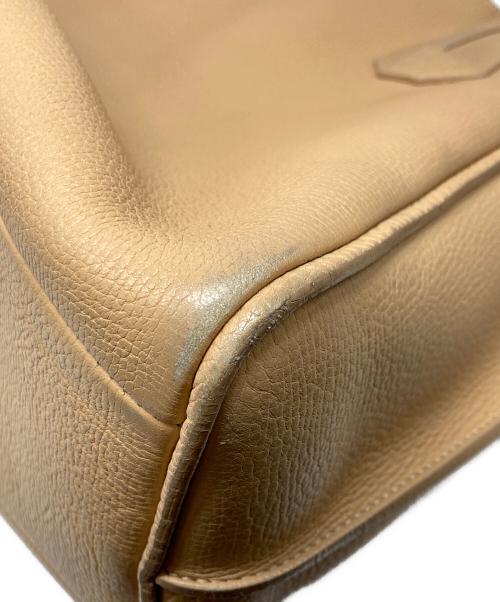 LONGCHAMP（ロンシャン）LONGCHAMP (ロンシャン) ペネロペ レザートートバッグ タンカラーの古着・服飾アイテム