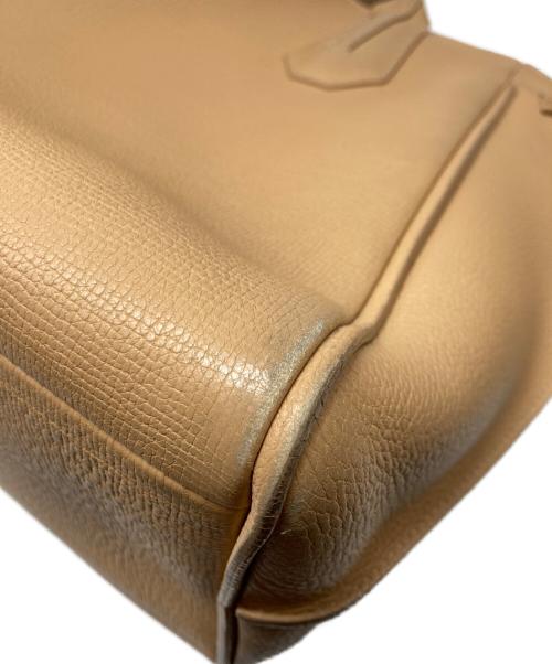 LONGCHAMP（ロンシャン）LONGCHAMP (ロンシャン) ペネロペ レザートートバッグ タンカラーの古着・服飾アイテム