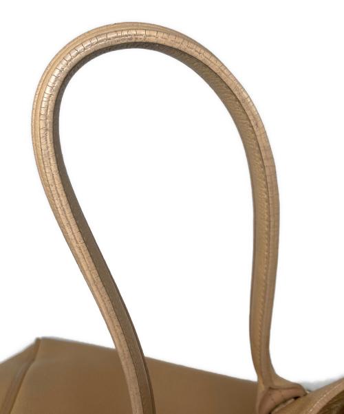 LONGCHAMP（ロンシャン）LONGCHAMP (ロンシャン) ペネロペ レザートートバッグ タンカラーの古着・服飾アイテム