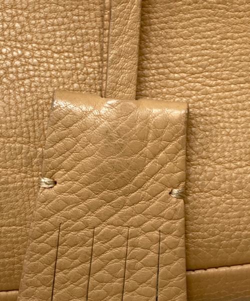 LONGCHAMP（ロンシャン）LONGCHAMP (ロンシャン) ペネロペ レザートートバッグ タンカラーの古着・服飾アイテム