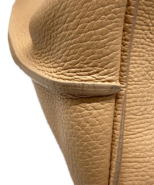 LONGCHAMP（ロンシャン）LONGCHAMP (ロンシャン) ペネロペ レザートートバッグ タンカラーの古着・服飾アイテム