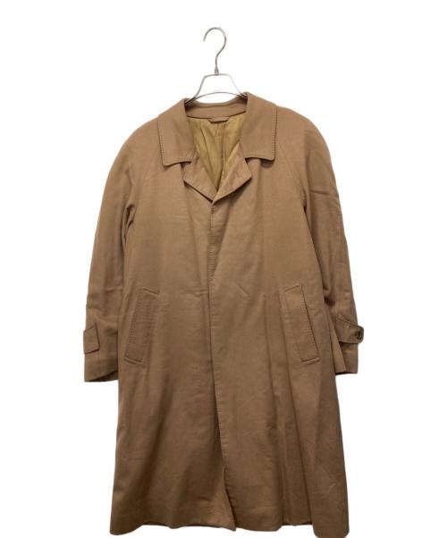 ERMENEGILDO ZEGNA（エルメネジルド・ゼニア）ERMENEGILDO ZEGNA (エルメネジルド・ゼニア) カシミヤチェスターコート ブラウン サイズ:Mの古着・服飾アイテム