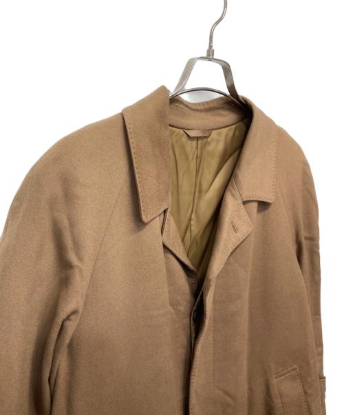 ERMENEGILDO ZEGNA（エルメネジルド・ゼニア）ERMENEGILDO ZEGNA (エルメネジルド・ゼニア) カシミヤチェスターコート ブラウン サイズ:Mの古着・服飾アイテム