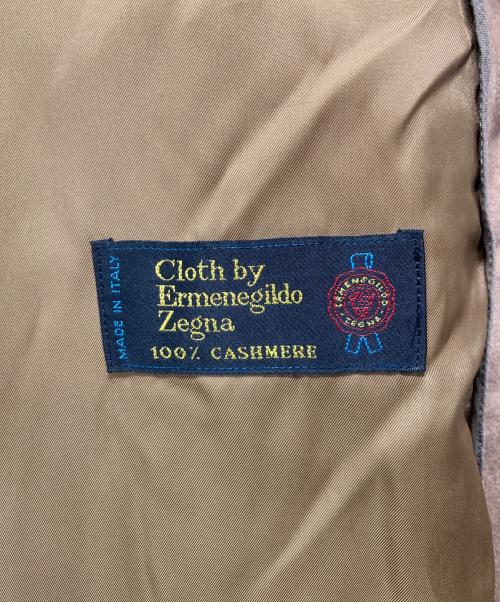 ERMENEGILDO ZEGNA（エルメネジルド・ゼニア）ERMENEGILDO ZEGNA (エルメネジルド・ゼニア) カシミヤチェスターコート ブラウン サイズ:Mの古着・服飾アイテム